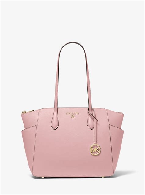 michael kors leather tote|michael kors handbags medium tote.